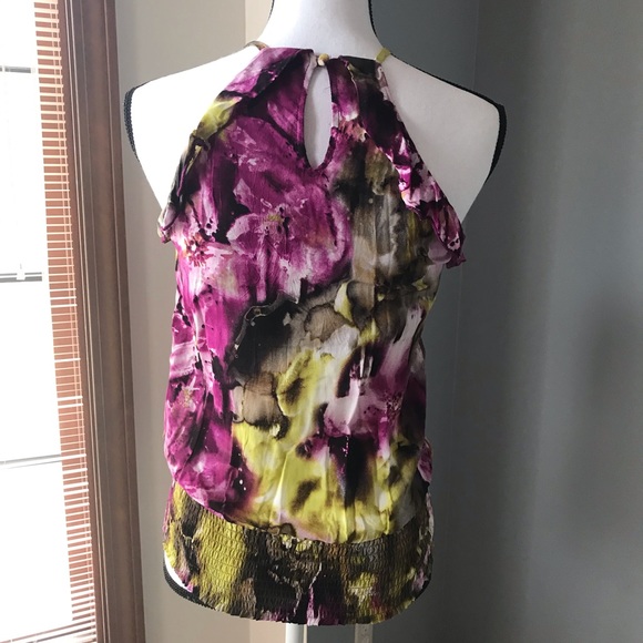 Beautiful Ruffled Top! Love the colors! - Picture 3 of 4